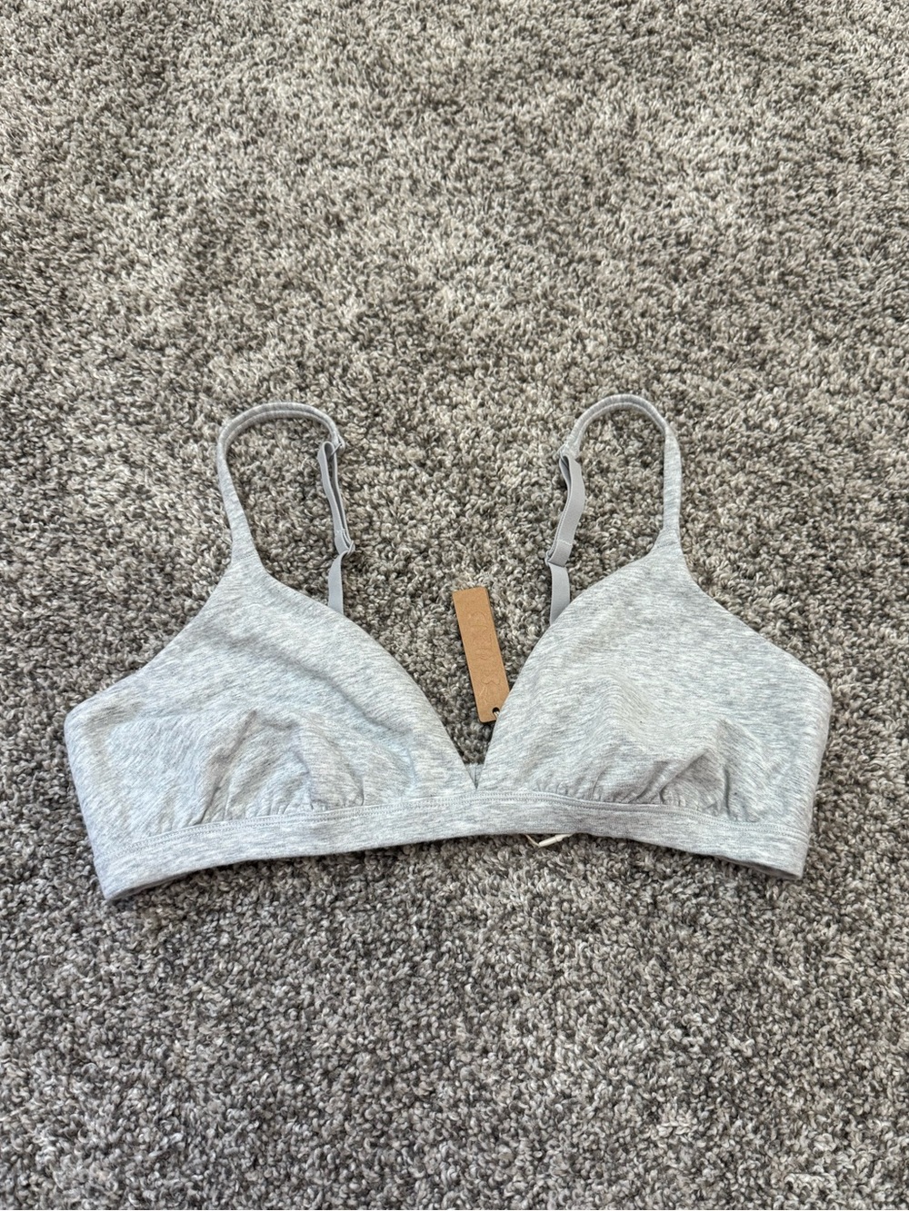 SKIMS Cotton Jersey Triangle Bralette